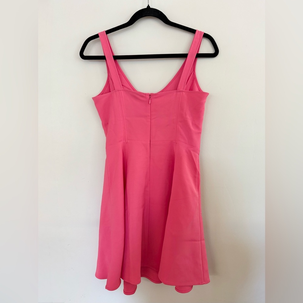H&M *NWT* Sleeveless Pink Fit-and-Flare Dress Size XS - Picture 8 of 9